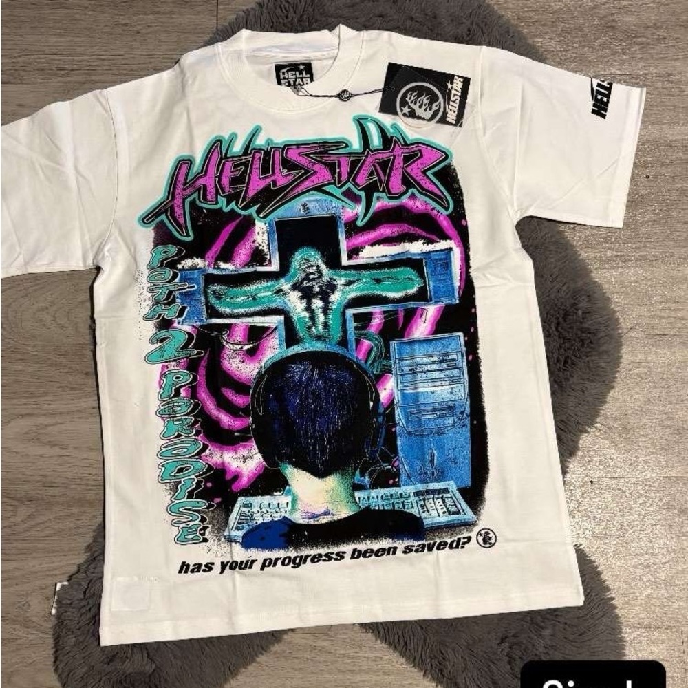 White Graphic Kids T-Shirt